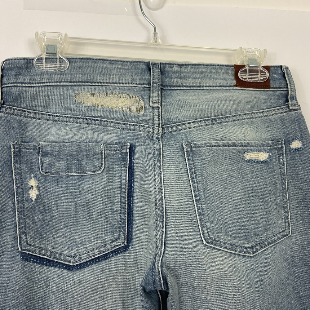 Holding Horses Patchwork Distressed Boyfriend Jea… - image 4